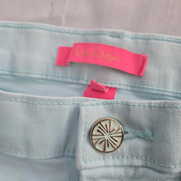 Lilly Pulitzer Aqua Jeans - Picture 6 of 14